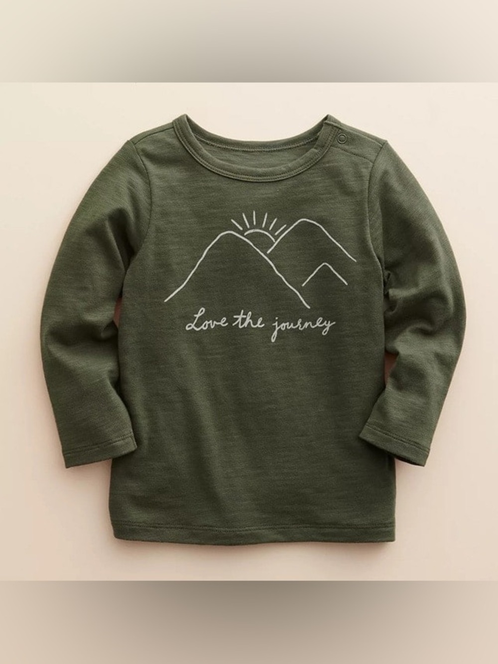 💚Little Co by Lauren Conrad “Love the Journey” Long Sleeve Tee – Size 2T | GUC💚
